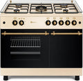 Fogão independente, SOLTHERMIC, F9LT50G2-C, 64 L, 31,7 kg, com temporizador, vidro, Creme, para a cozinha