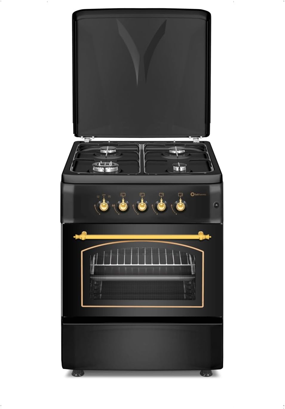 Artigo para casa, SOLTHERMIC, F6S40G2, vidro, Preto, para uso diário