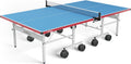 Mesa de ténis de mesa, JOOLA, Outdoor, 274 cm, 152,5 cm, 76 cm, dobrável, altura regulável, regulável, alumínio, plástico, Prateado, para uso diário