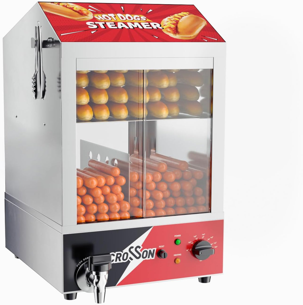 Equipamento elétrico, crosson, Hot, 42L, vidro, Cobre, para uso diário