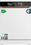 Cecotec, Máquina de lavar loiça, 60 cm, 8 Programas, Classe A, vidro, Branco, para uso diário