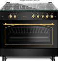Fogão independente, SOLTHERMIC, F9L50G2RB, 115 L, 32,5 kg, com temporizador, vidro, Preto, para a cozinha