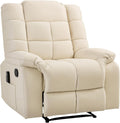Poltrona, HOMCOM, 160 kg, 9,8 kg, 94 × 99 × 99 cm, 162 × 94 × 80 cm, Creme, para a sala