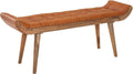 Caixa de arrumação, FineBuy Möbel zum Wohlfühlen, 125 × 38 × 50 cm, 125 cm, 50 cm, 38 cm, 10 cm, madeira, pele, Natural, para uso diário