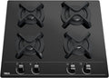Placa de cozinha, Teka, 60 cm, 2,80 kW, 1,75 kW, 1,40 kW, 1,00 kW, aço, vidro, Multicolor, para a cozinha