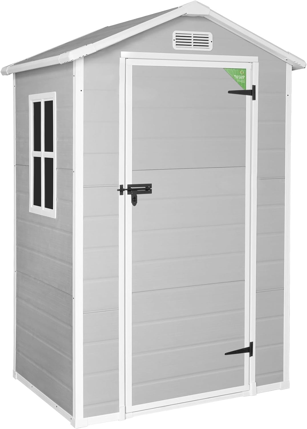 Abrigo de jardim, wasabi, 12 mm, 54,9 kg, madeira, Branco, para jardim e exterior