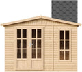 Abrigo de jardim, TIMBELA, M334FB, 17 mm, 2,3 m, 1 a, 2 mm, 199 cm, 232 cm, madeira, Natural, para jardim e exterior