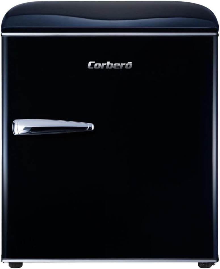 Frigorífico combinado, Corbero, 45 L, 39 dB, Preto, para uso diário