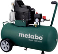 Compressor de ar, metabo, Basic, 50 W, 50 l, 8 bar, com rodas, Mehrfarbig, para trabalhos de manutenção