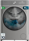 Cecotec, Máquina de lavar e secar roupa, 8 Kg, 5 Kg, 1400 rpm, 16 programas, Classe A, tecido, Multicolor, para uso diário