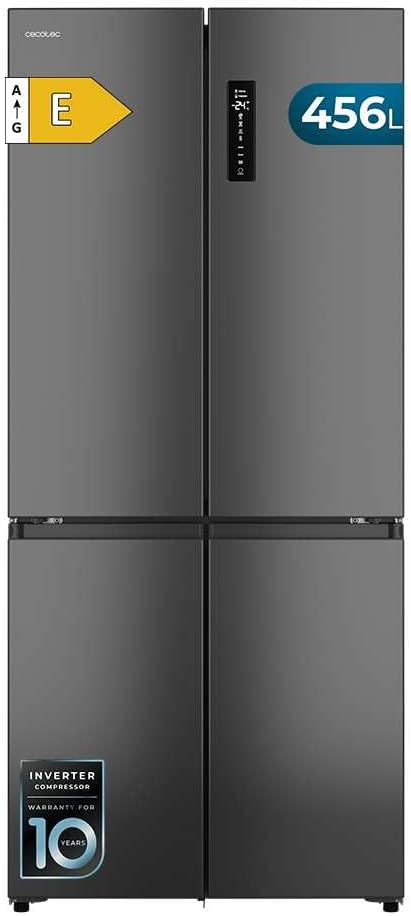 Cecotec, Frigorífico combinado, 456 L, 189 cm, 83 cm, com gavetas, Multicolor, para uso diário
