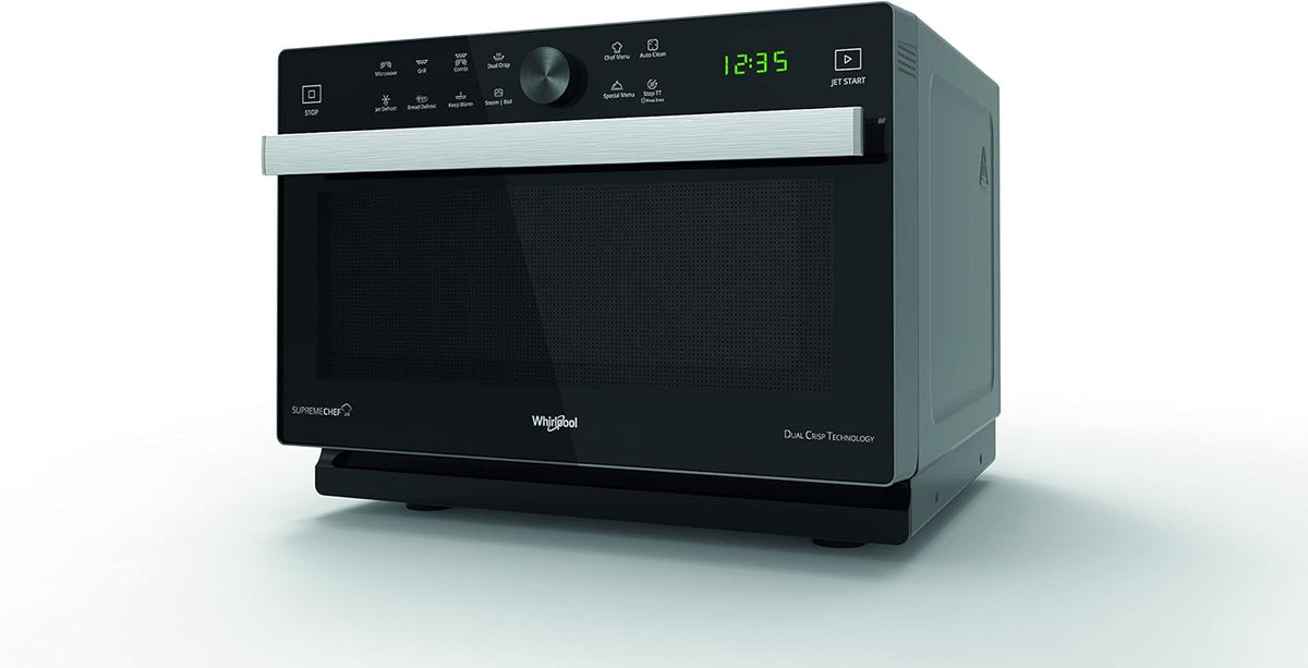 Micro-ondas com grill, Whirlpool, MWP, 33 L, 900 W, Preto, para a cozinha