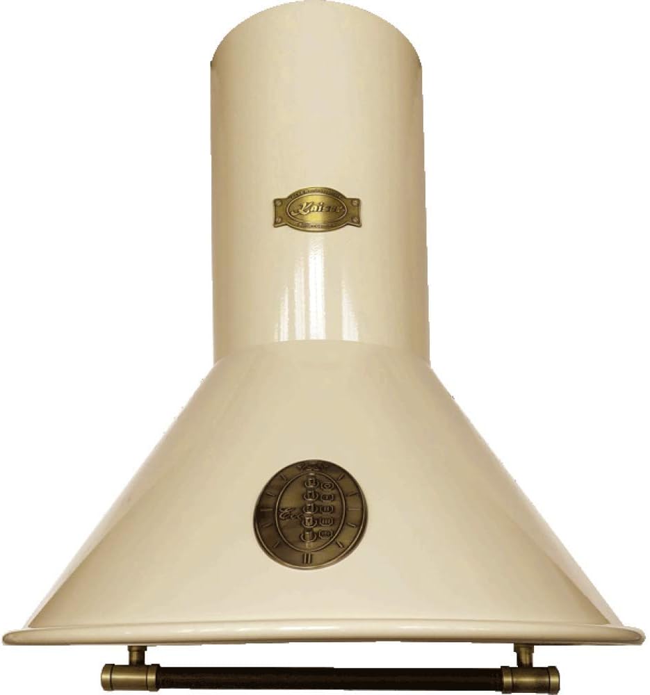 Exaustor, Kaiser, 60 cm, 3 velocidades, com temporizador, com iluminação LED, aço inoxidável, aço, Preto / Dourado, para uso diário
