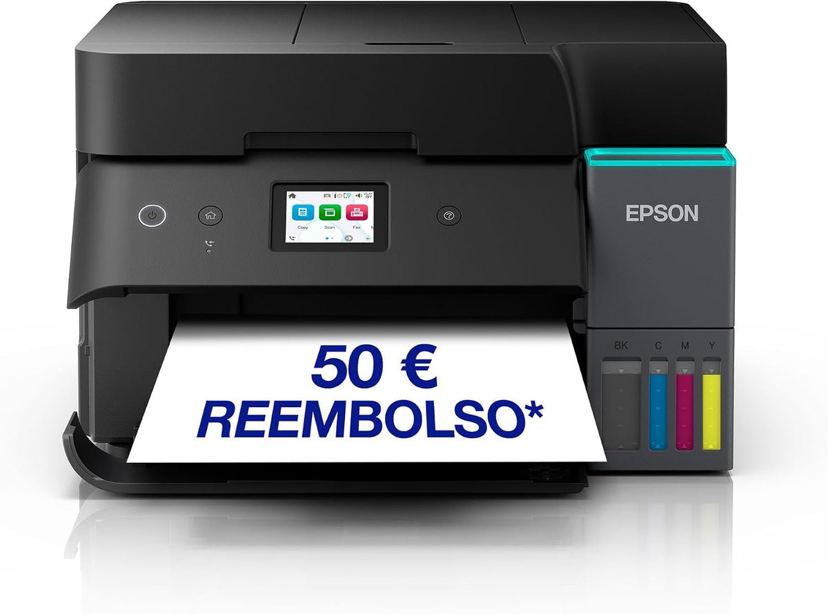 Epson, Artigo para casa, ET-4955, 3,7 cm, 6,1 cm, 5,1 kg, com ecrã tátil, com controlo por aplicação, Preto, para uso diário