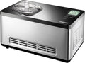 Máquina de gelados, Unold, 48845, 180 W, 2 L, 240 V, com temporizador, aço inoxidável, aço, Prateado, para uso diário