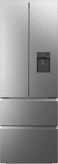 Frigorífico combinado, Haier, HFW7720EWMP, 477 L, 70 cm, 2 m, com controlo por aplicação, com gavetas, Prateado, para uso diário