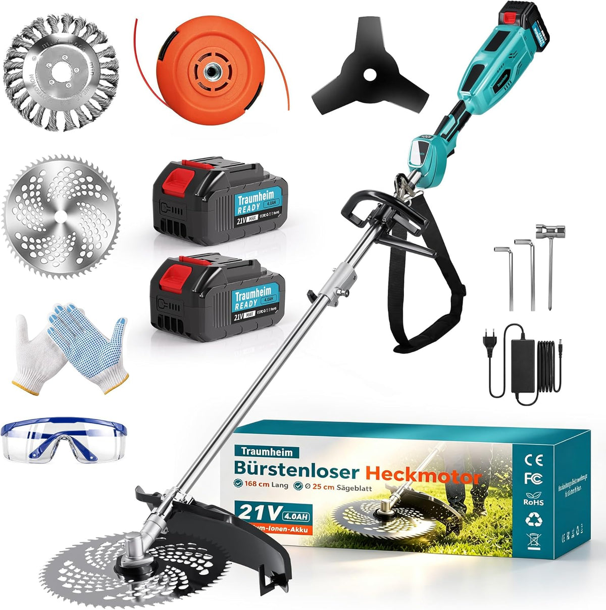 Equipamento elétrico, Traumheim, 950 W, 0 Ah, com iluminação LED, aço, Multicolor, para uso diário