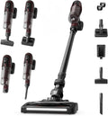 Aspirador vertical, Rowenta, 100 W, 5,8 kg, com iluminação LED, com prateleiras, Preto, para uso diário