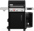 Grelhador a gás, Weber, Spirit, com rodas, aço inoxidável, aço, Preto, para utilização no exterior