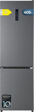 Cecotec, Frigorífico combinado, 405 L, 199 cm, 2 cm, com gavetas, Preto, para uso diário