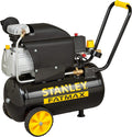Compressor de ar, STANLEY, D251/10/24, 10 bar, 30,6 kg, 24 L, 29 kg, com prateleiras, com rodas, Multicolor, para trabalhos de manutenção