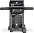 Grelhador a gás, Weber, Spirit, 46 cm, 51 × 46 cm, 210 l, dobrável, com rodas, aço inoxidável, aço, Preto / Prateado, para utilização no exterior