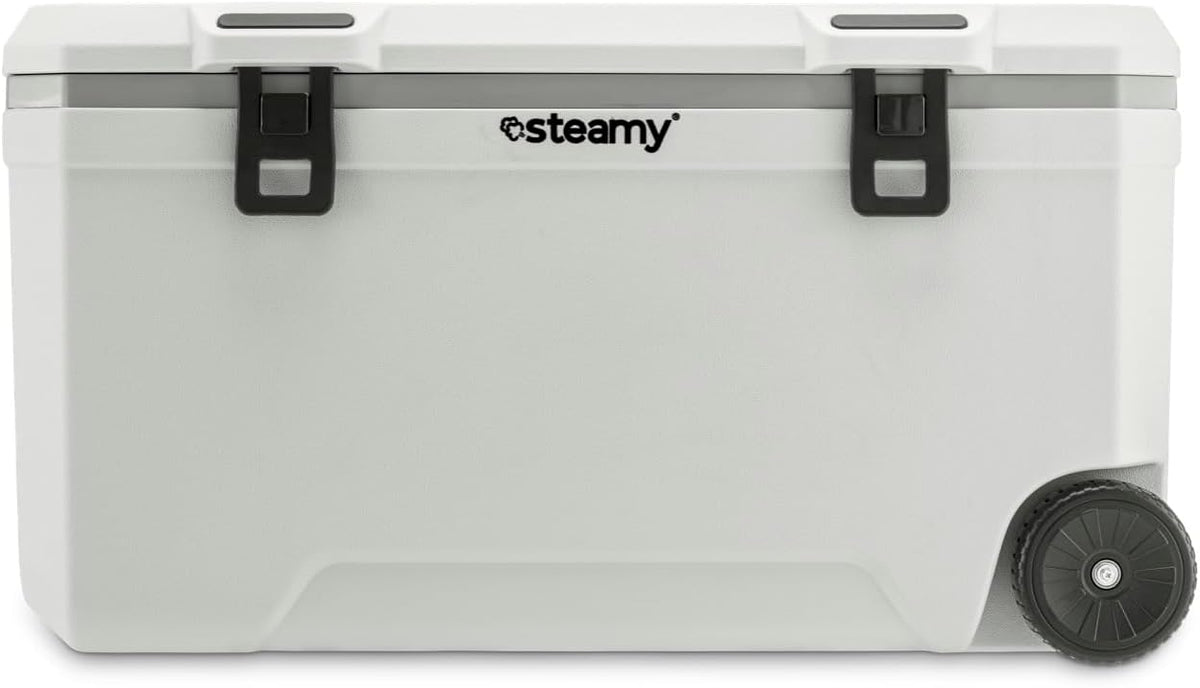 Frigorífico, Steamy, 120 L, 45 L, 50 L, 52 L, 70 L, 70,7 kg, com rodas, Branco, para uso diário