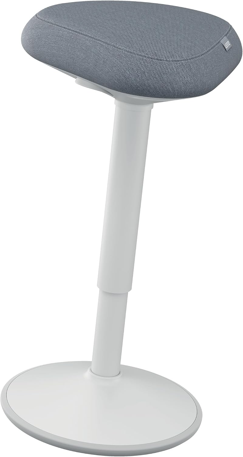 Banco de escritório, Leitz, Ergo, 82 cm, 110kg, 9 cm, 38 cm, 61 g, altura regulável, regulável, HellCinzento, para uso diário