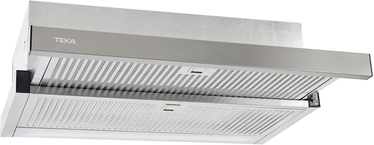 Exaustor, Teka, 60 cm, 3 Velocidades, com iluminação LED, aço inoxidável, aço, Branco / Preto, para uso diário