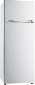 Frigorífico combinado, INFINITON ELECTRONICS, FRIGORIFICO, 220 W, 205 L, 143 cm, com iluminação LED, com gavetas, com prateleiras, alumínio, Branco