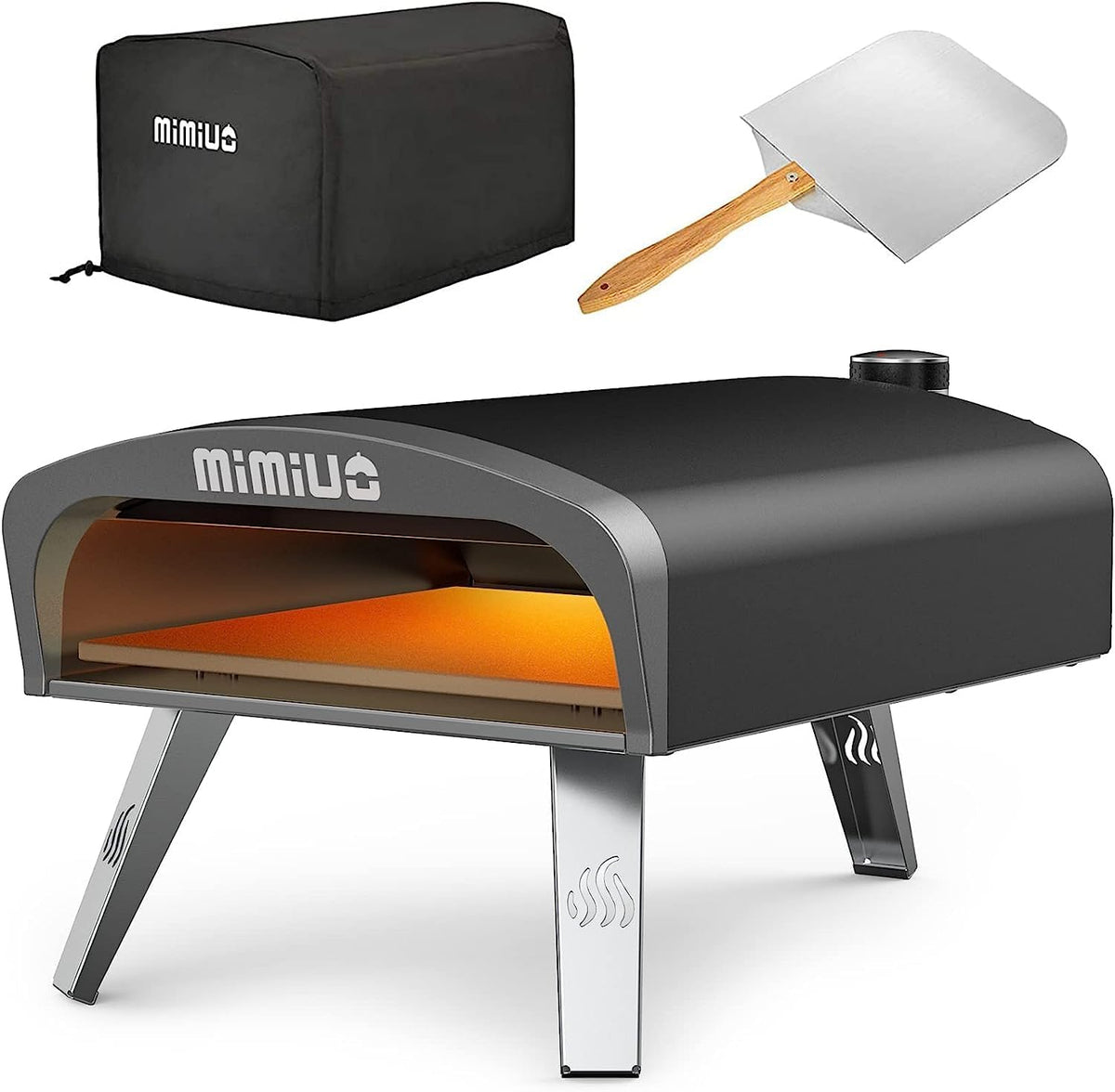 Forno de pizza, Mimiuo, 12', 13', Mehrfarbig, para a cozinha