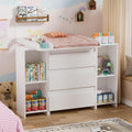 Cómoda, MSFE, 73 × 70 × 78 cm, 113 × 32 × 70 cm, com gavetas, madeira, Branco, para o quarto