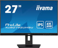 Monitor, iiyama, Prolite, 68,45cm, 27', 68.4 cm, altura regulável, regulável, Preto, para uso diário