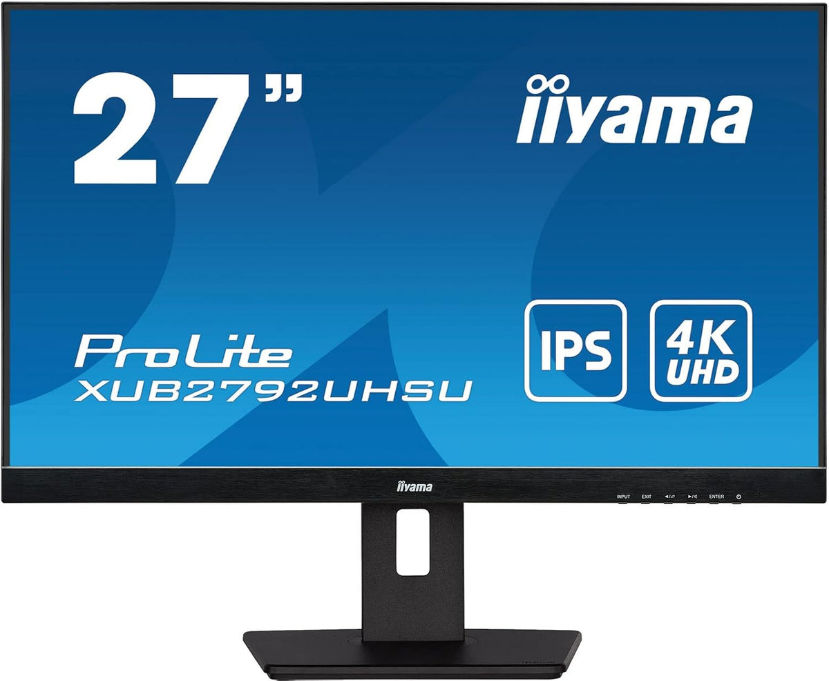 Monitor, iiyama, Prolite, 68,45cm, 27', 68.4 cm, altura regulável, regulável, Preto, para uso diário