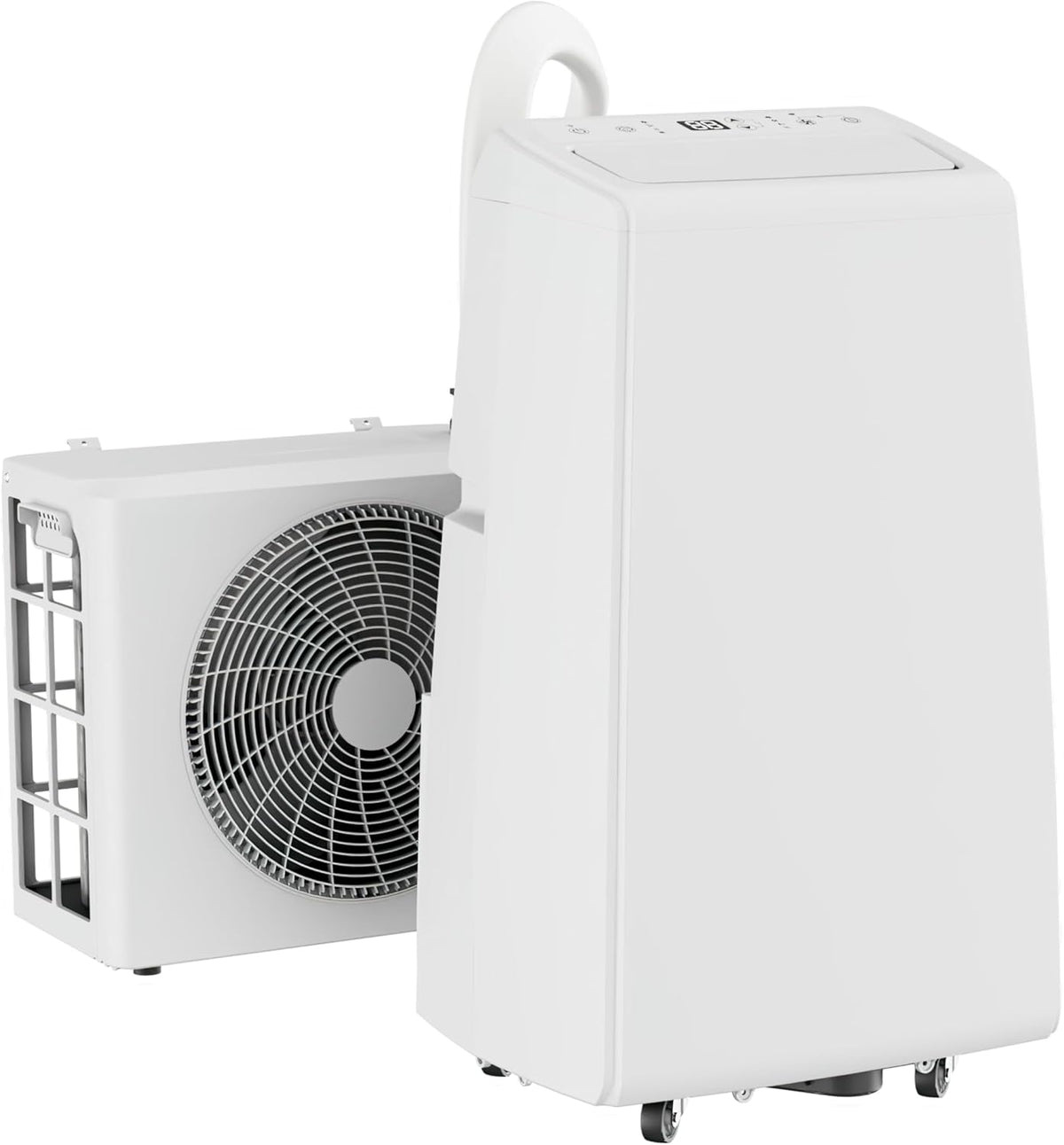 Ar condicionado portátil, FM-SOLAR, 12.000BTU, com comando à distância, com controlo por aplicação, Mehrfarbig, para uso diário