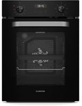 Forno de encastre, KLARSTEIN, 49 L, 45 cm, classe energética A, com temporizador, com prateleiras, vidro, Preto, para a cozinha
