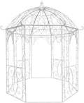 Tenda de jardim, CLP, Rosenpavillon, 313 cm, 263 cm, 189 cm, 263 × 263 cm, Branco, para utilização no exterior