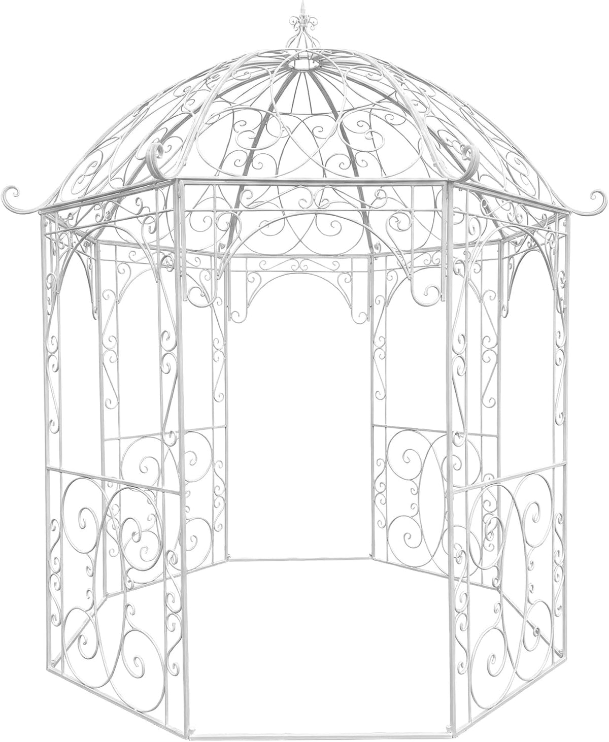 Tenda de jardim, CLP, Rosenpavillon, 313 cm, 263 cm, 189 cm, 263 × 263 cm, Branco, para utilização no exterior
