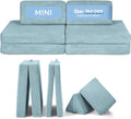 Sofá, Funzy, Mini, 46cm, 10kg, 130 × 65 × 46cm, Azul, para a sala