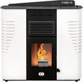 Aquecedor elétrico, STUFE A PELLET ITALIA, 14 kW, 5 velocidades, Branco, para uso diário