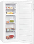 Congelador vertical, Exquisit, 161 L, 5 Cm, Classe C, com gavetas, com prateleiras, com rodas, Branco, para uso diário