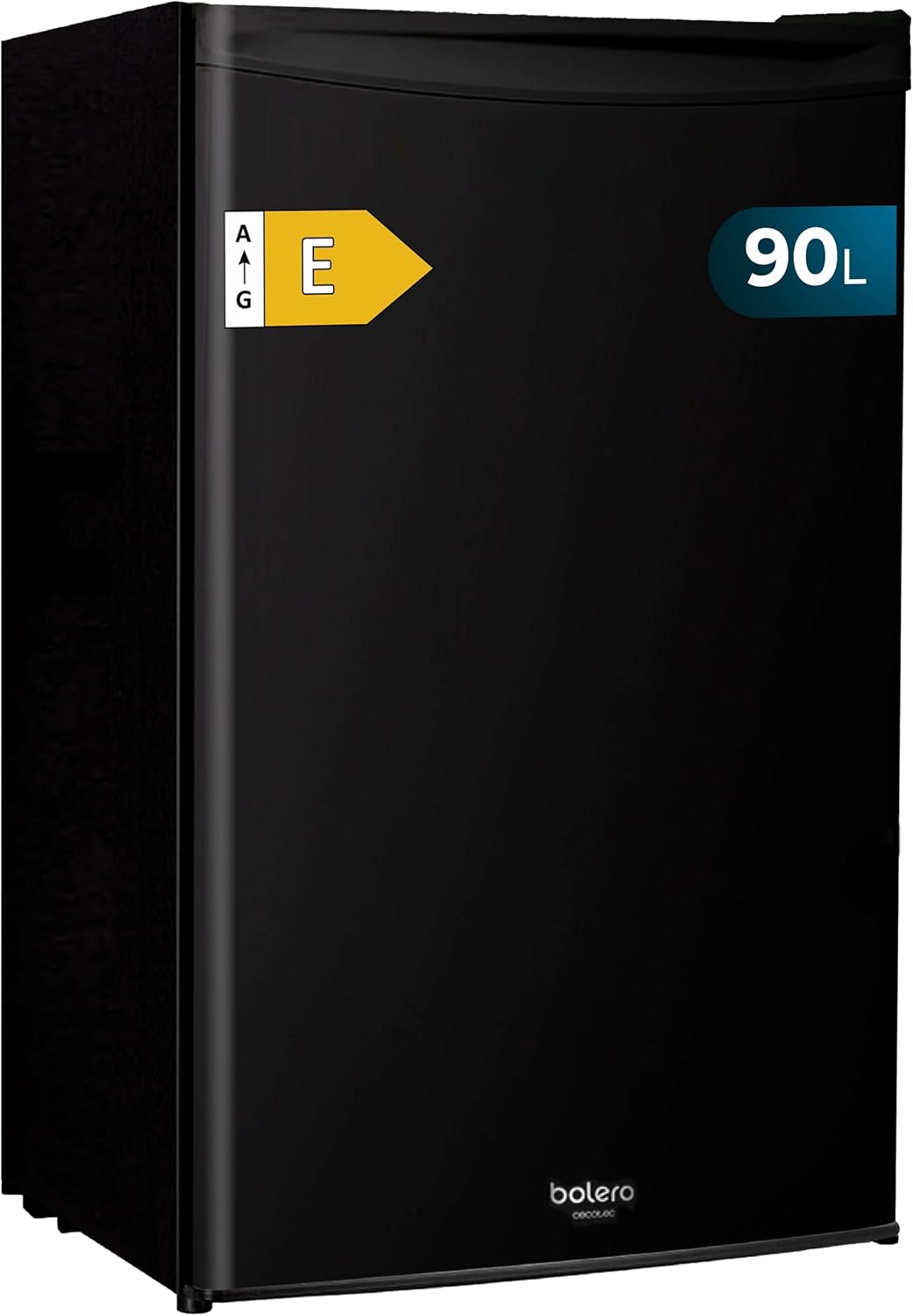 Cecotec, Minifrigorífico, 91 L, 83 cm, 47 cm, regulável, com prateleiras, Preto, para uso diário