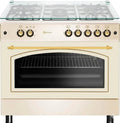 Fogão independente, SOLTHERMIC, F9L50G2-C, 115 L, vidro, Creme, para a cozinha