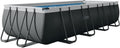 Piscina com estrutura metálica, Intex, Schwimmbadrahmen-Set, 132 cm, 549 × 274 × 132 cm, 5700 L/h, 17293 L, aço, Mehrfarbig