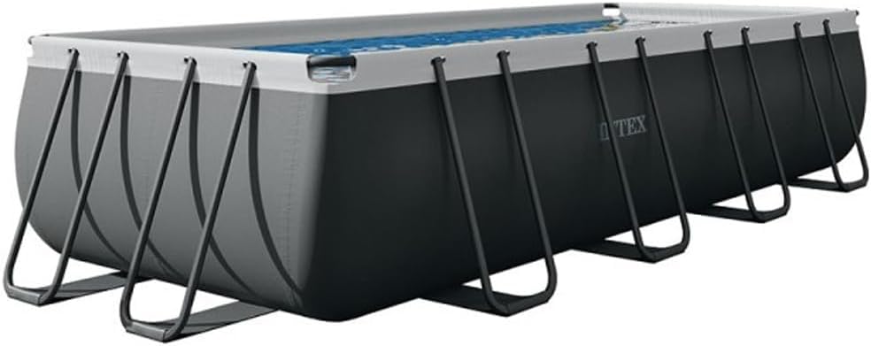 Piscina com estrutura metálica, Intex, Schwimmbadrahmen-Set, 132 cm, 549 × 274 × 132 cm, 5700 L/h, 17293 L, aço, Mehrfarbig