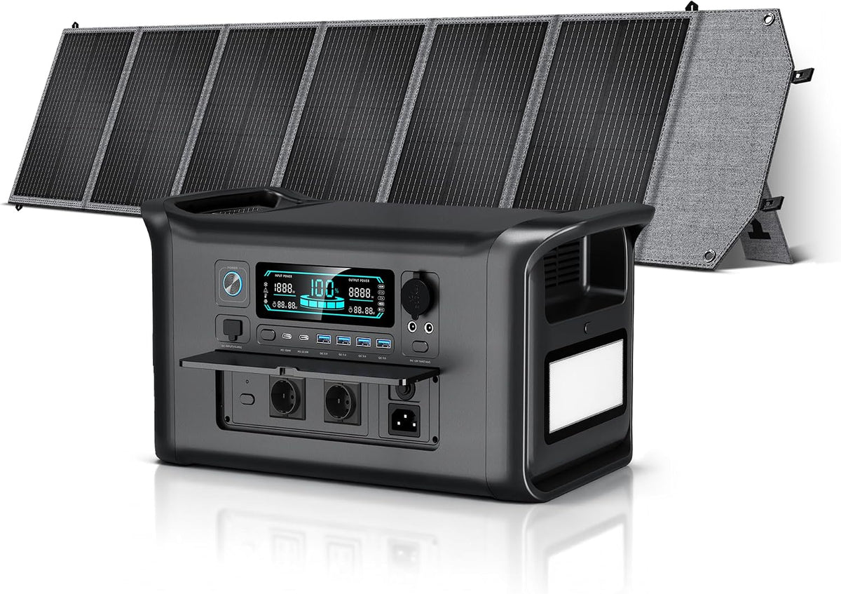 Gerador elétrico, CTOLITY, AP1000, 200W, 1800W, 100W, 230V, dobrável, Mehrfarbig, para trabalhos de manutenção