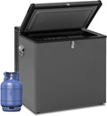 Congelador vertical, Smad, DC/230V, 70 L, 12V, 230V, 20cm, regulável, Cinzento, para uso diário