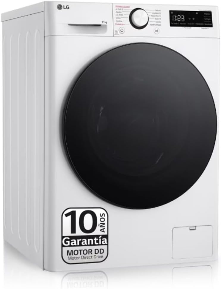 LG, Máquina de lavar roupa, F4WR6013AGW, 13 Kg, 1400 rpm, Classe A, Multicolor, para uso diário