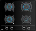 Placa de cozinha, Teka, 60 cm, 2,80 kW, 1,75 kW, 1,40 kW, 1,00 kW, 2 G, vidro, Natural, para a cozinha