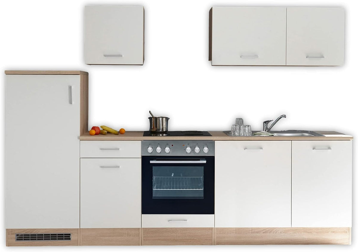 Conjunto de cozinha, Stella Trading, Moderne, 60 cm, 280 × 195 × 60 cm, Branco, para a cozinha